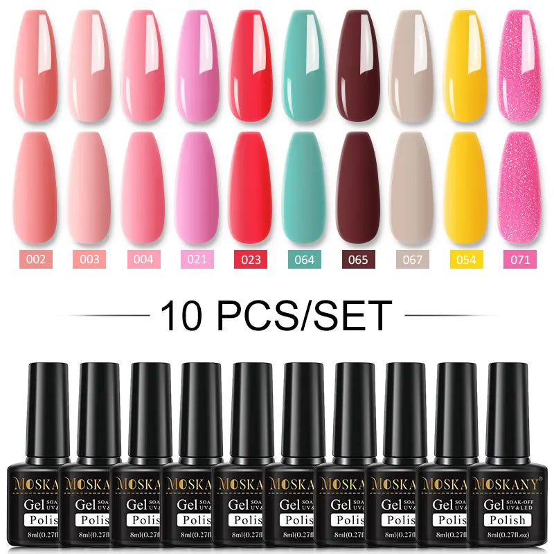 Nail Polish Set With UV Lamp Dryer