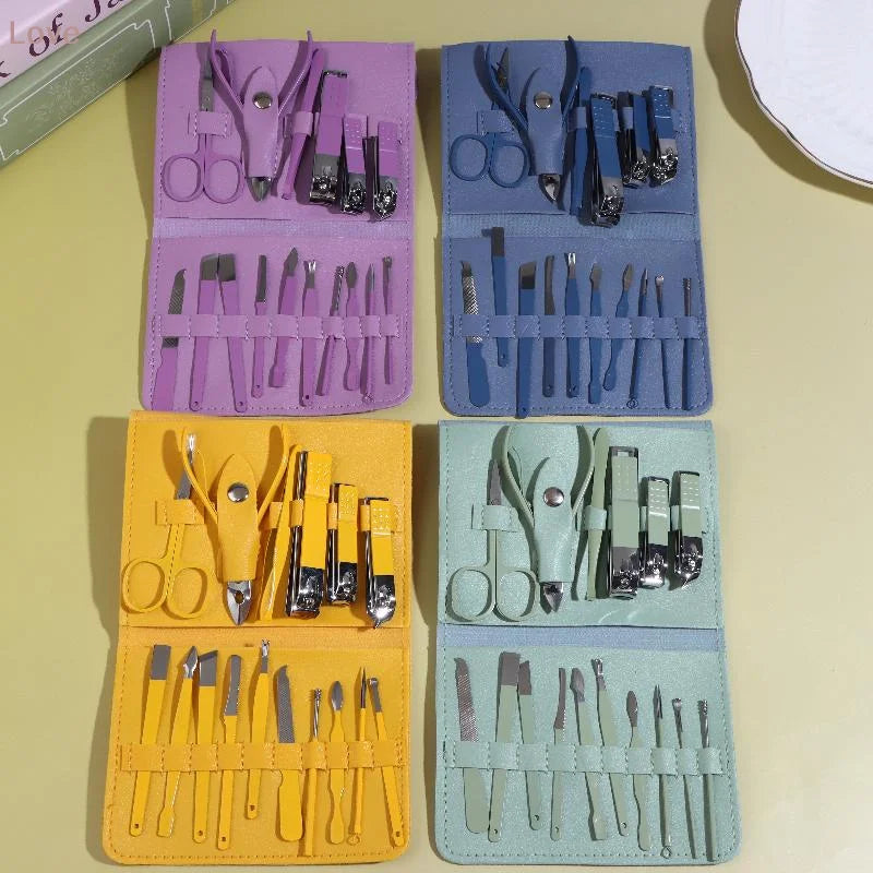 1 Set Premium 16 Piece Nail Grooming Kit