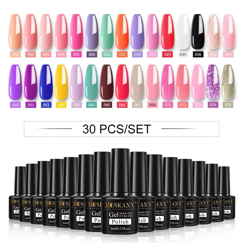 Nail Polish Set With UV Lamp Dryer