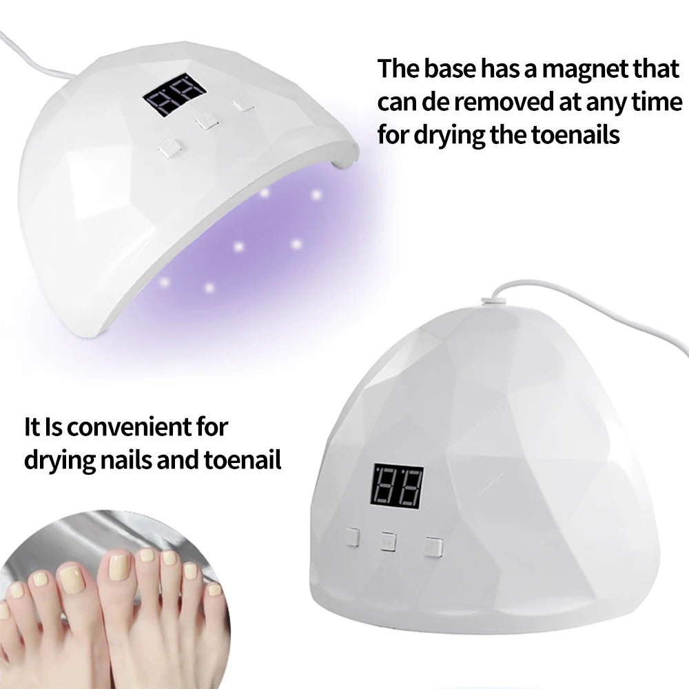 LULAA 88W Nail Dryer Lamp UV Light For Nails