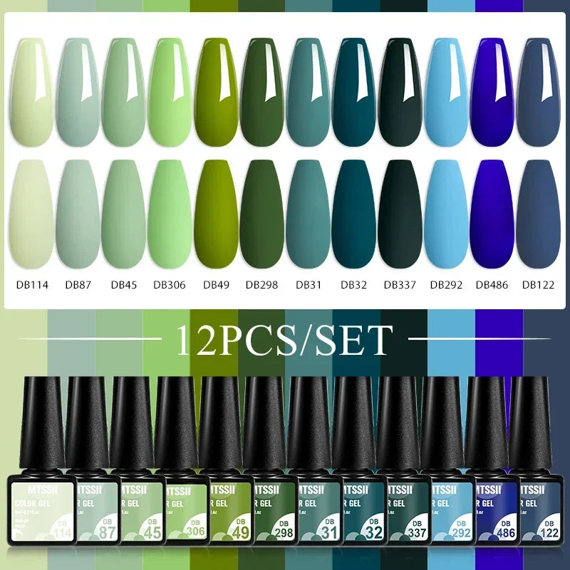 SALE!!!! ADD TO CART FOR DETAILS!!!! 12pcs Gel Nail Polish Set