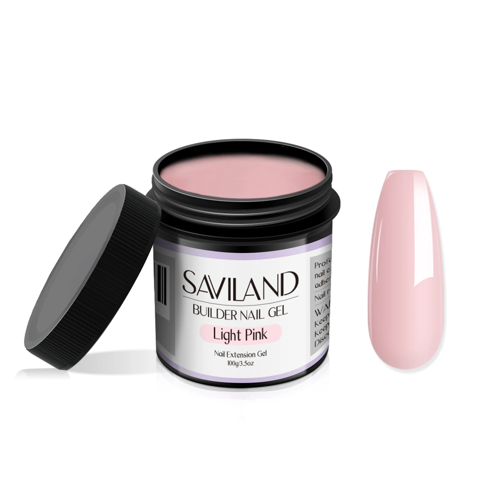 Saviland 100g Builder Nail Gel White Nude Pink