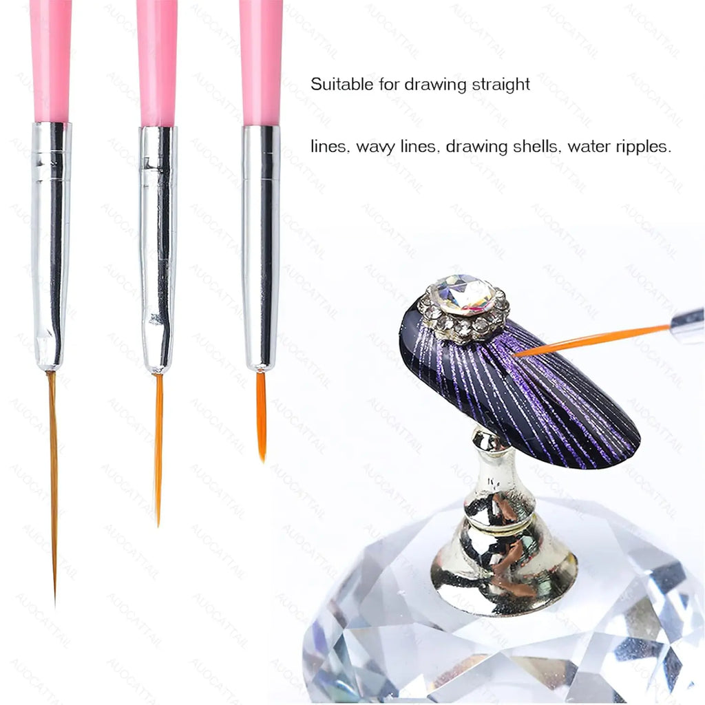 20pcs Nail Art Brush Set UV Gel Polish Pen