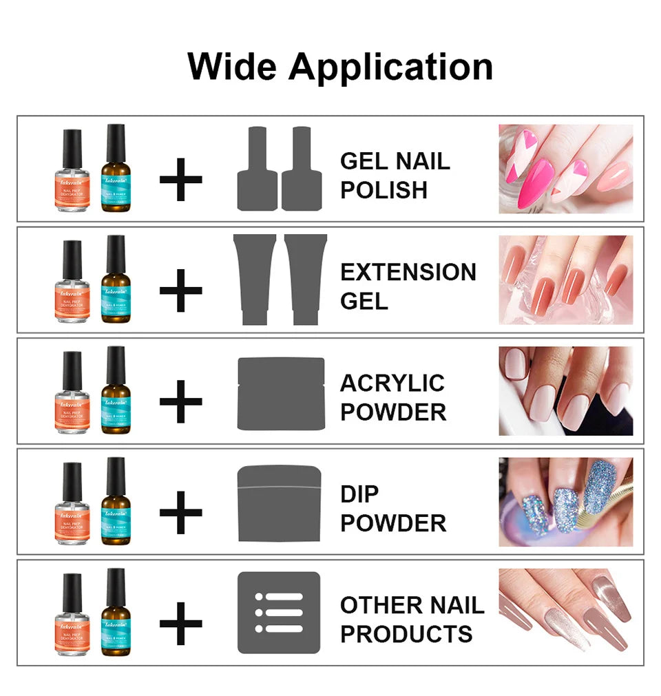 2Pcs 15ml Nail Primer