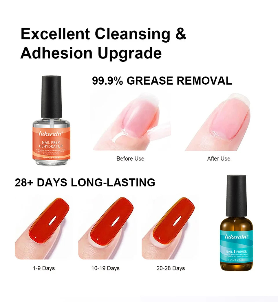 2Pcs 15ml Nail Primer