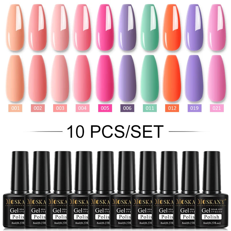 Nail Polish Set With UV Lamp Dryer