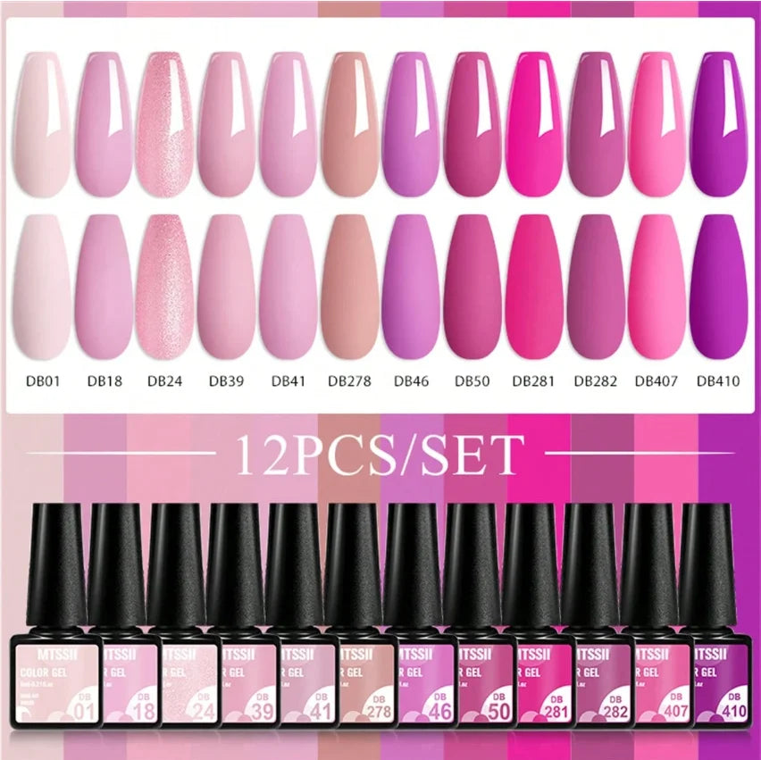 SALE!!!! ADD TO CART FOR DETAILS!!!! 12pcs Gel Nail Polish Set