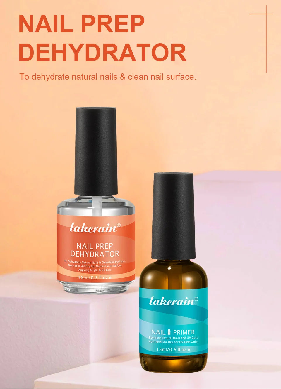 2Pcs 15ml Nail Primer