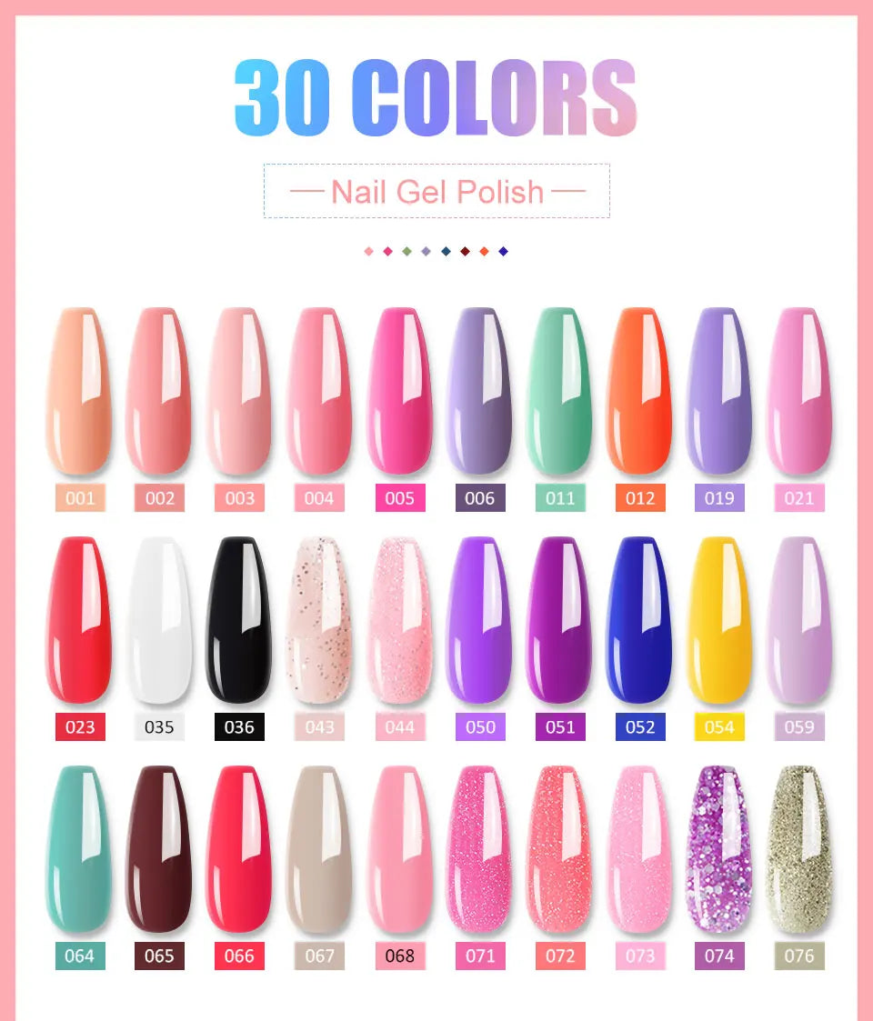 Nail Polish Set With UV Lamp Dryer