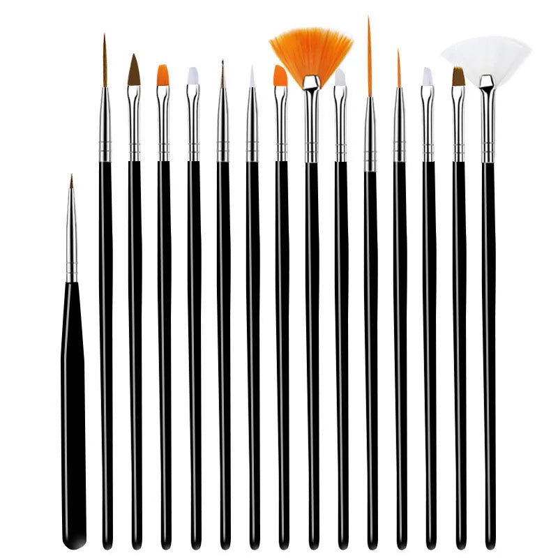 20pcs Nail Art Brush Set UV Gel Polish Pen