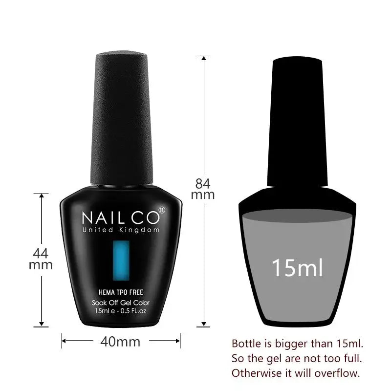 NAILCO 15ml Gel Nail Polish