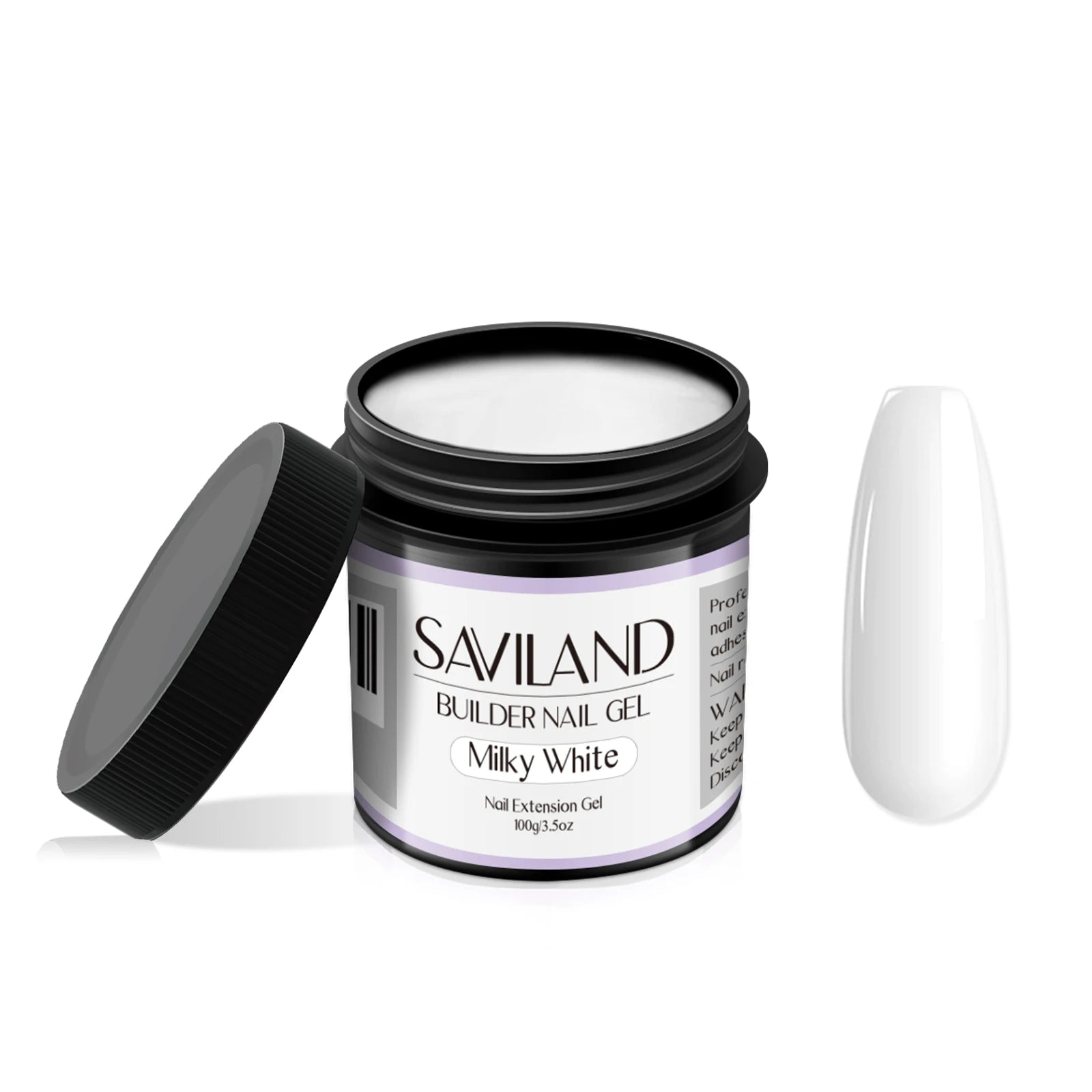 Saviland 100g Builder Nail Gel White Nude Pink