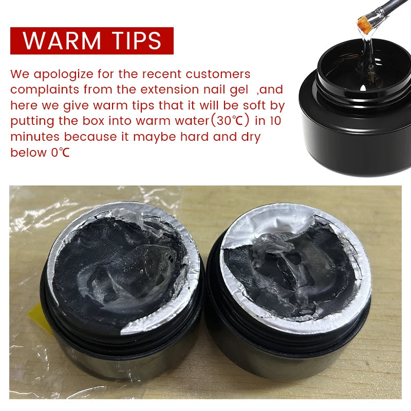 BORN PRETTY 60/30ml Hard Jelly Extension Nail Gel Polish