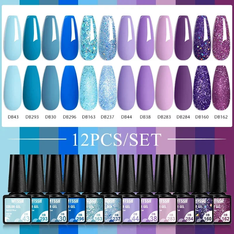 SALE!!!! ADD TO CART FOR DETAILS!!!! 12pcs Gel Nail Polish Set