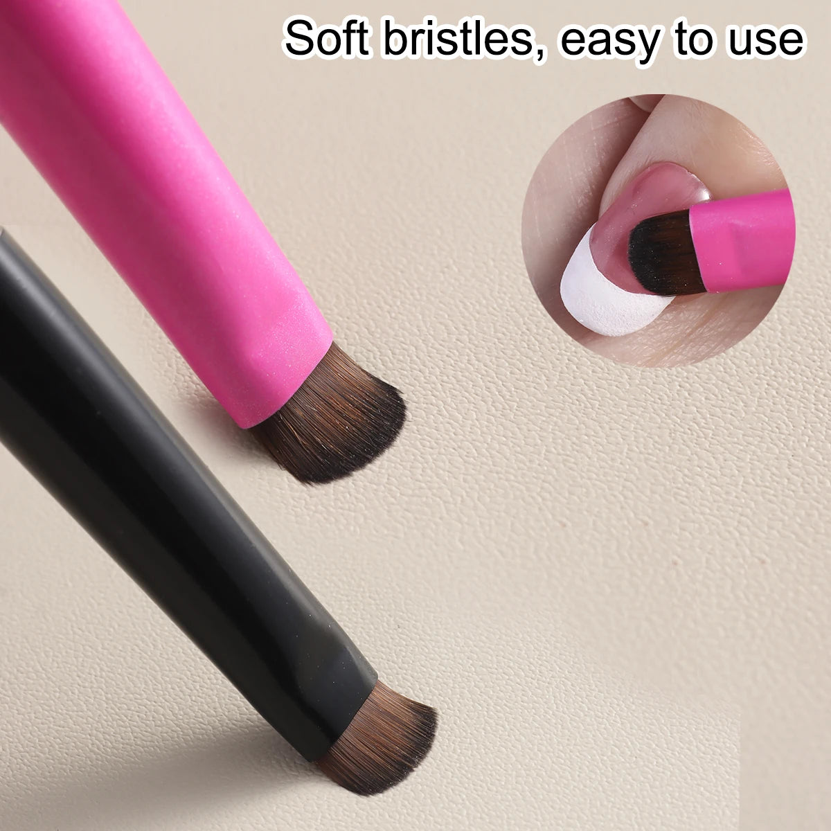 Gel nail polish brush