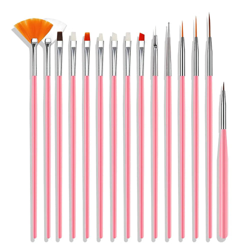 20pcs Nail Art Brush Set UV Gel Polish Pen