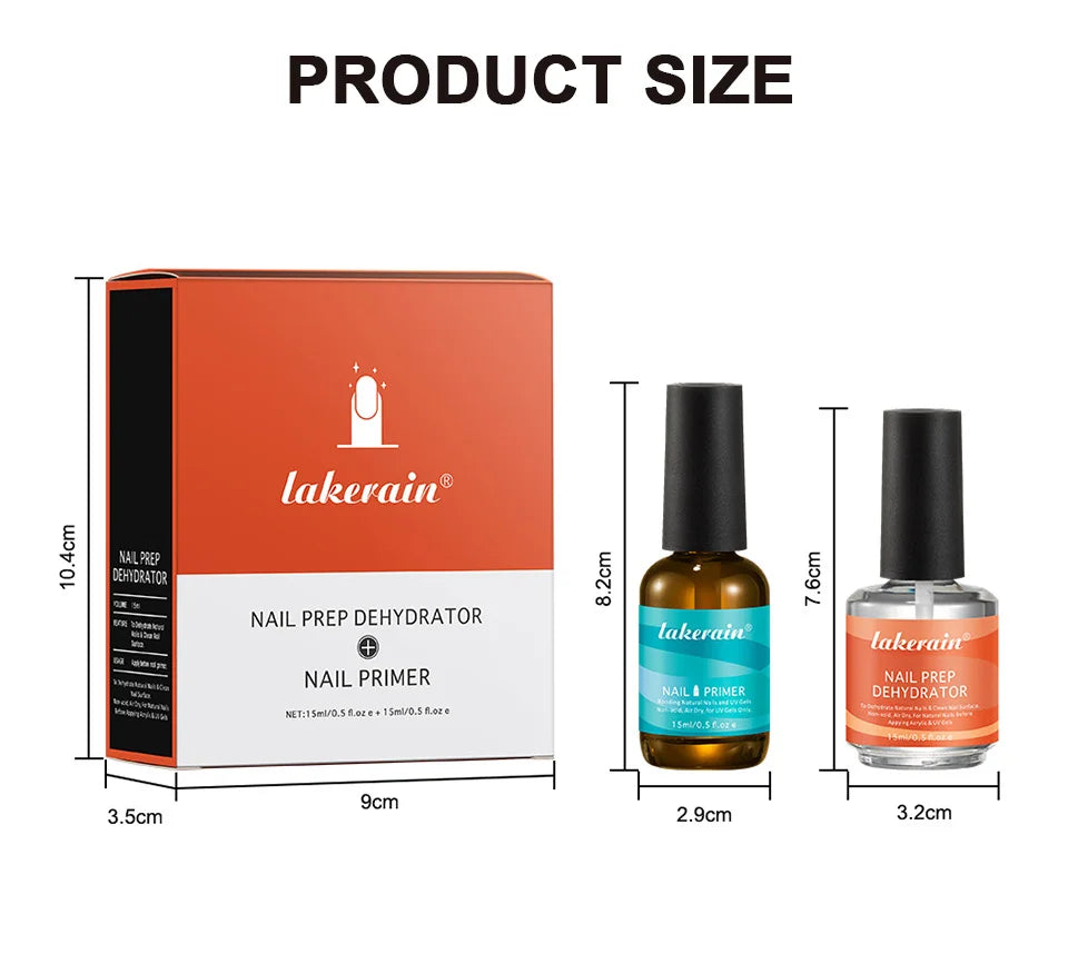 2Pcs 15ml Nail Primer