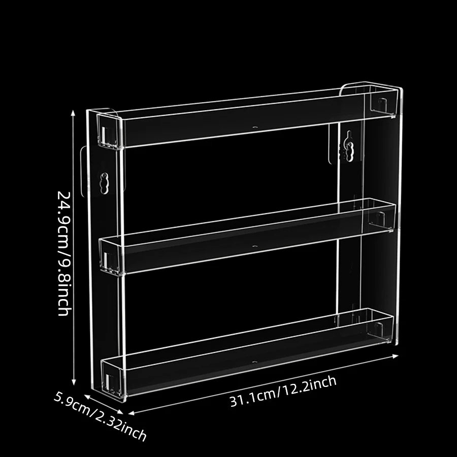 Nail polish display shelf