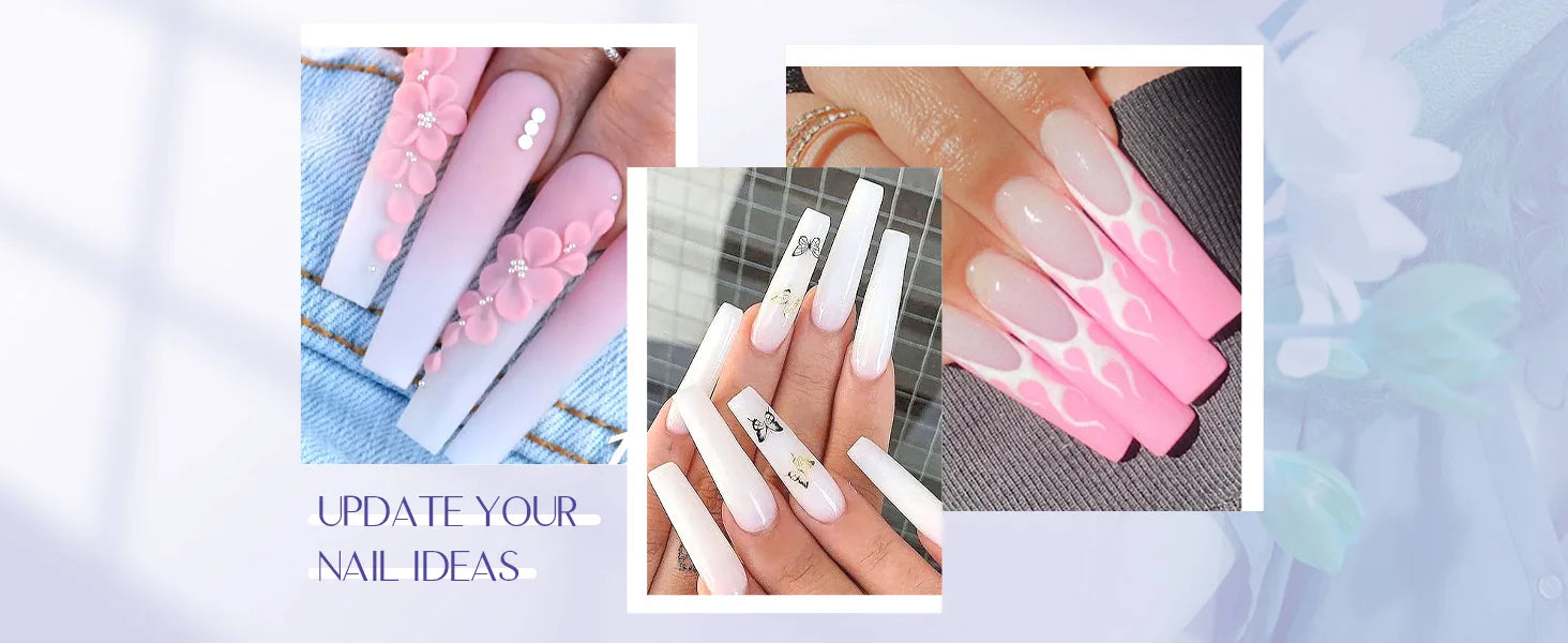 Saviland 100g Builder Nail Gel White Nude Pink