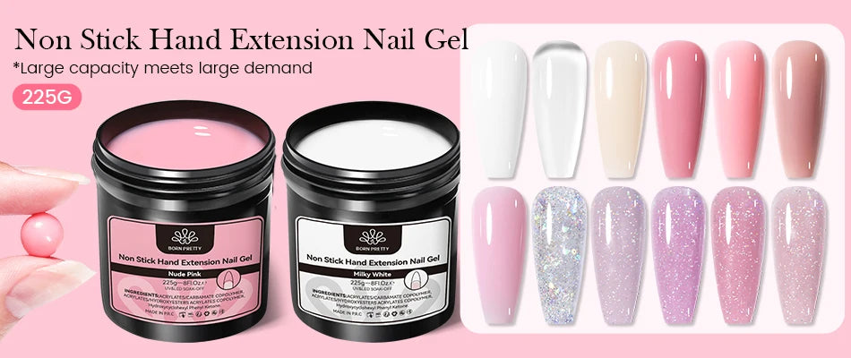 BORN PRETTY 60/30ml Hard Jelly Extension Nail Gel Polish