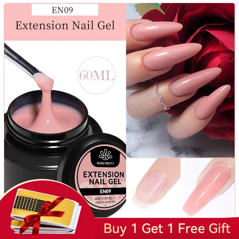 BORN PRETTY 60/30ml Hard Jelly Extension Nail Gel Polish