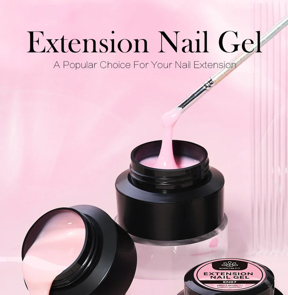 BORN PRETTY 60/30ml Hard Jelly Extension Nail Gel Polish