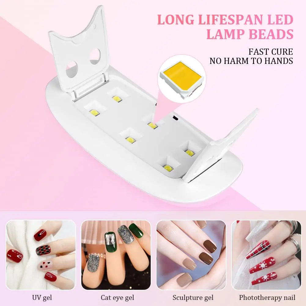 Nail Lamp Foldable 6W UV Lamp