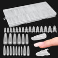 Nail Forms 180Pcs False Nail Tips Clear Nails Extension