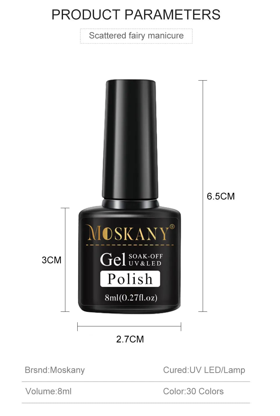 Nail Polish Set With UV Lamp Dryer