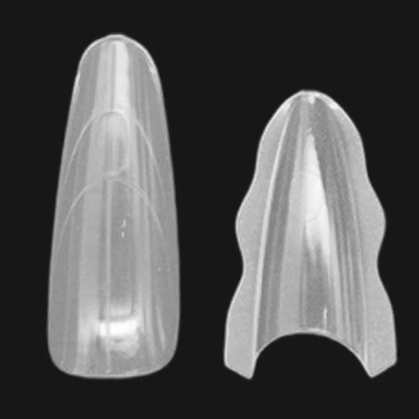 Nail Forms 180Pcs False Nail Tips Clear Nails Extension