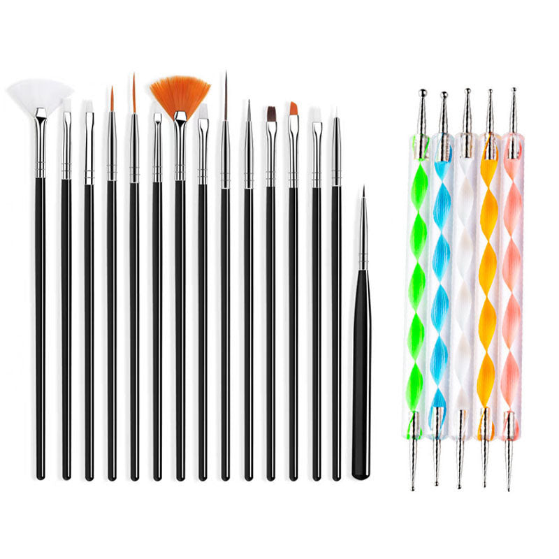 20/15pc Nails Art Brushes Set