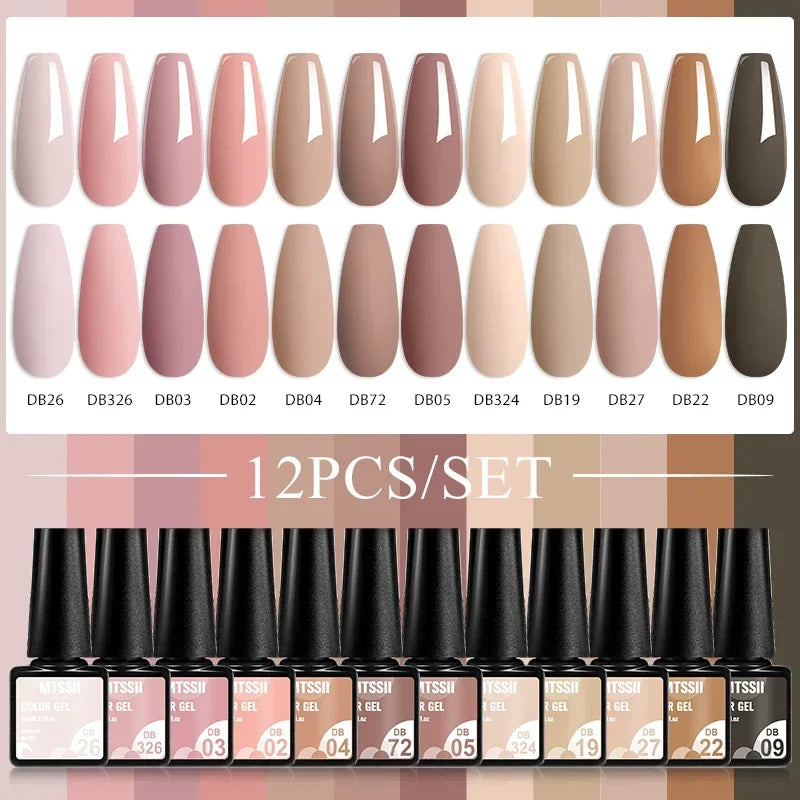 SALE!!!! ADD TO CART FOR DETAILS!!!! 12pcs Gel Nail Polish Set