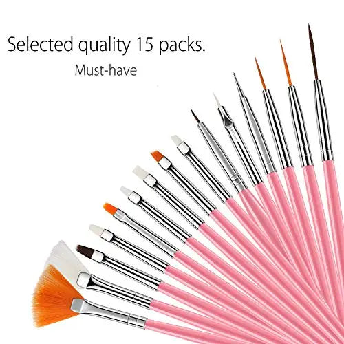 20pcs Nail Art Brush Set UV Gel Polish Pen