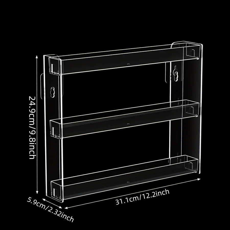 Nail polish display shelf