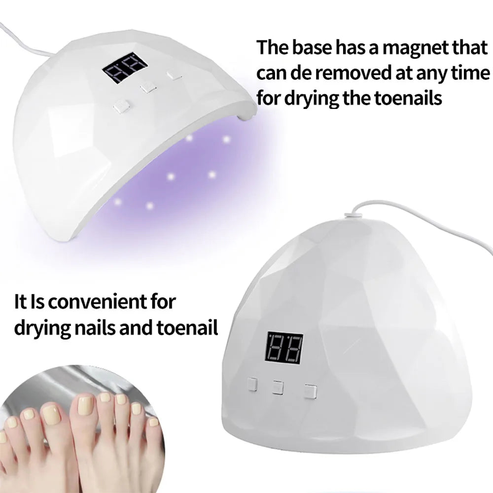LULAA 88W Nail Dryer Lamp UV Light For Nails